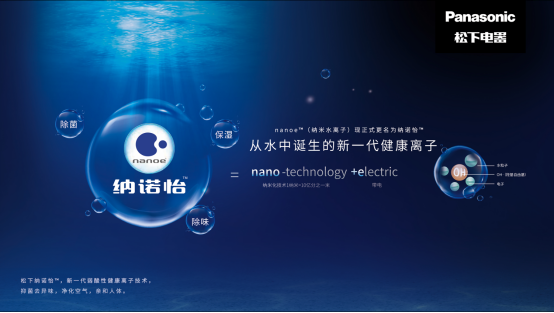 松下纳米水离子技术中文名为纳诺怡，黑科技实现除菌除味