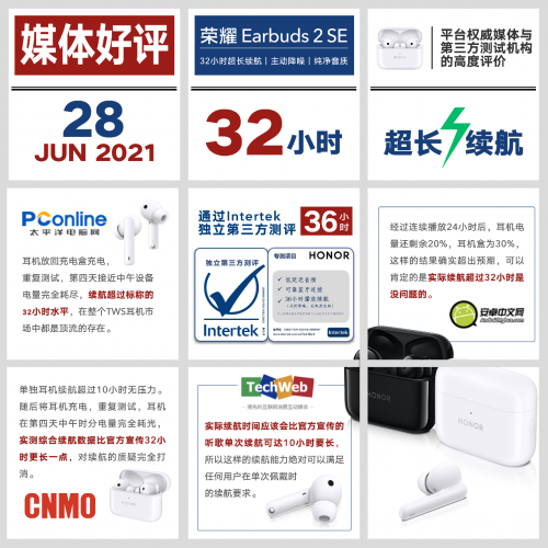 荣耀Earbuds 2 SE首销斩获双冠军，赵明表示未来每月有重量级新品推出