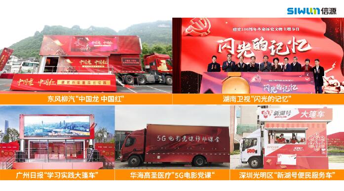 荣登CCTV等官方媒体，SIWUN信源红色大篷车助力政企献礼百年