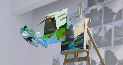 现代版神笔马良：NVIDIA Canvas将涂鸦变成令人惊叹的风景画