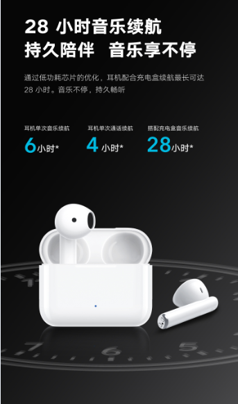 入门级首选TWS耳机荣耀亲选Earbuds X2 开启双11预售优惠价179元