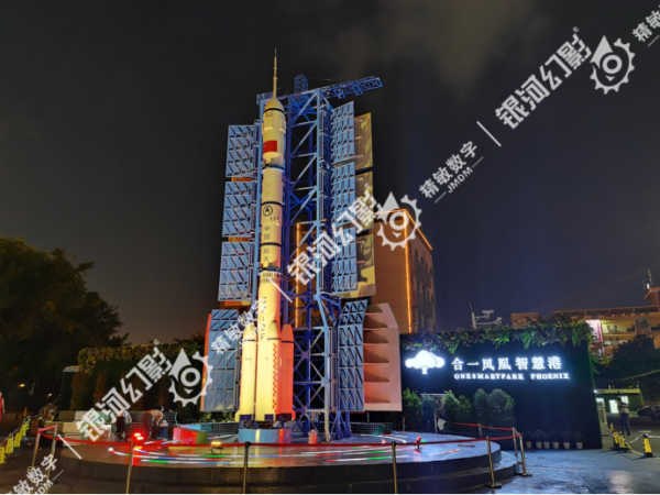 深圳精敏推出仿真火箭发射台，声光电再现火箭发射现场!