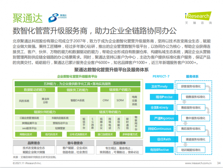 艾瑞年度综合办公报告发布，聚通达“SaaS+”办公理念备受瞩目