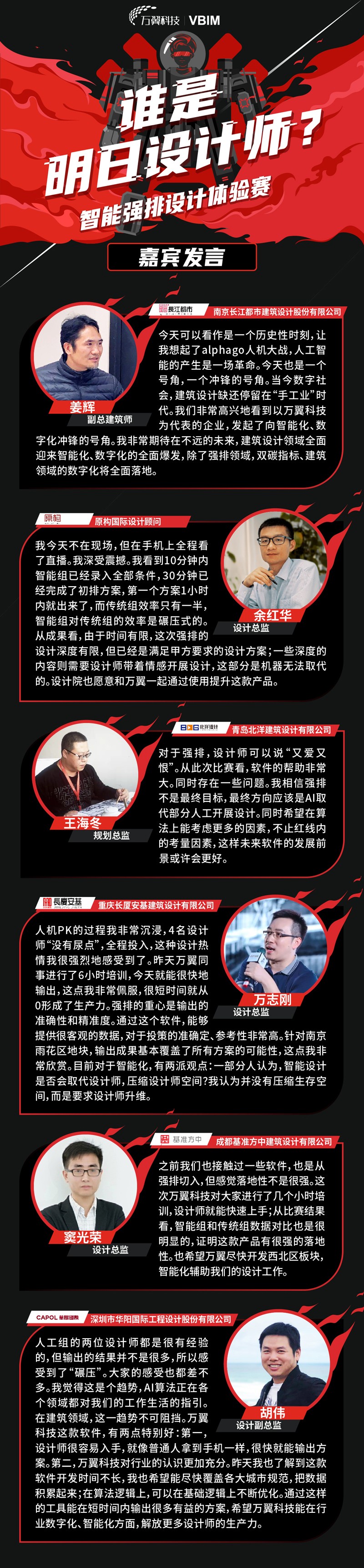 「谁是明日设计师？」万翼科技成功举办智能强排设计体验赛