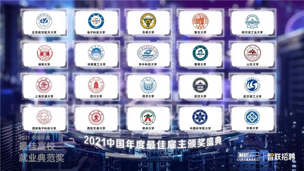 2021中国年度最佳高校奖项揭晓 解锁校园招聘进阶密码