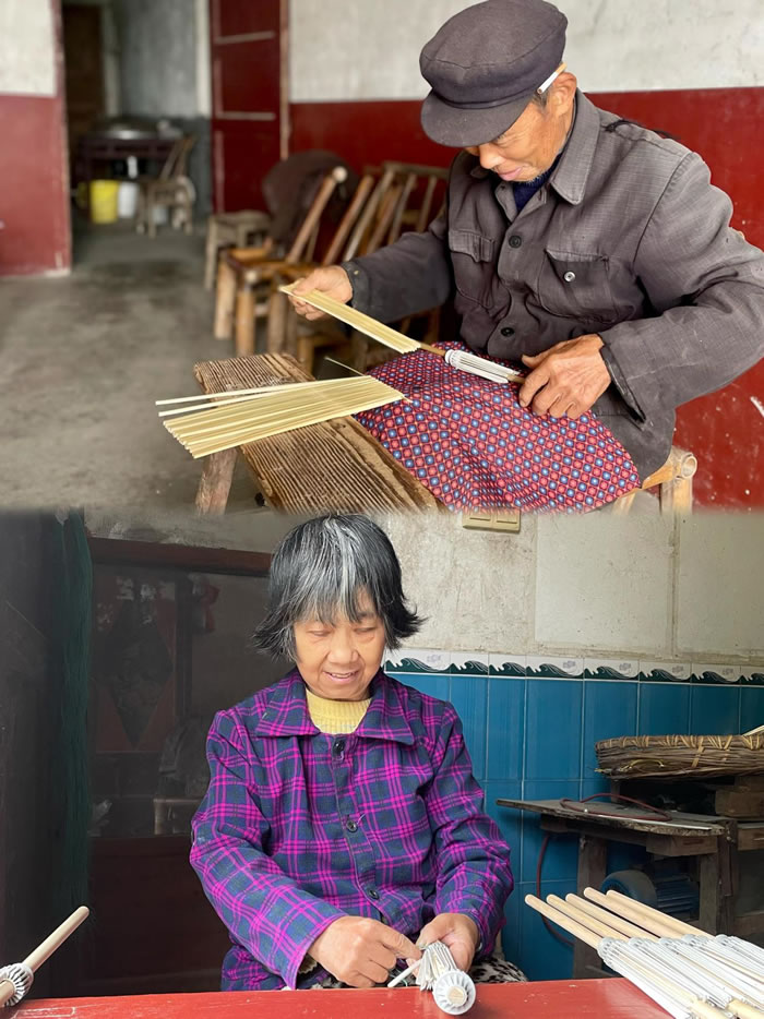 在湘潭县石鼓镇，几乎家家户户都会制作油纸伞.jpg