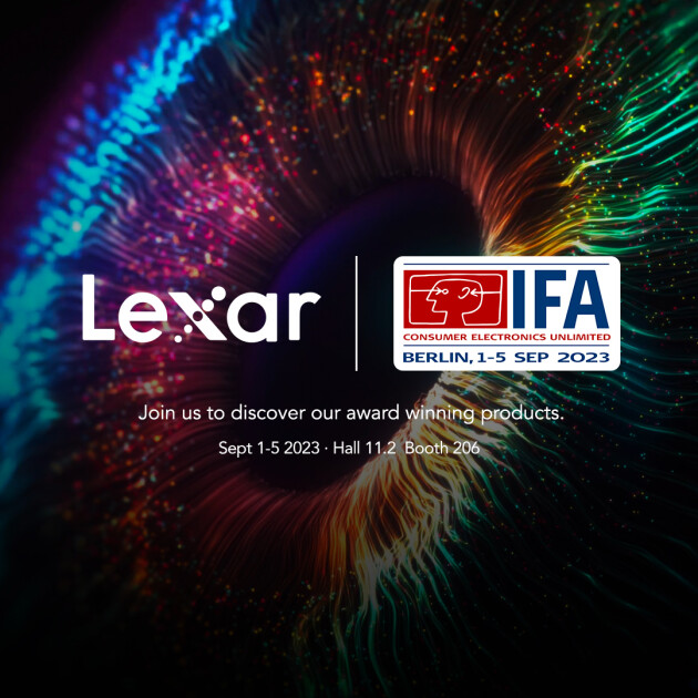 德国IFA2023举办在即！ Lexar雷克沙携旗下多款重磅新品亮相展会！