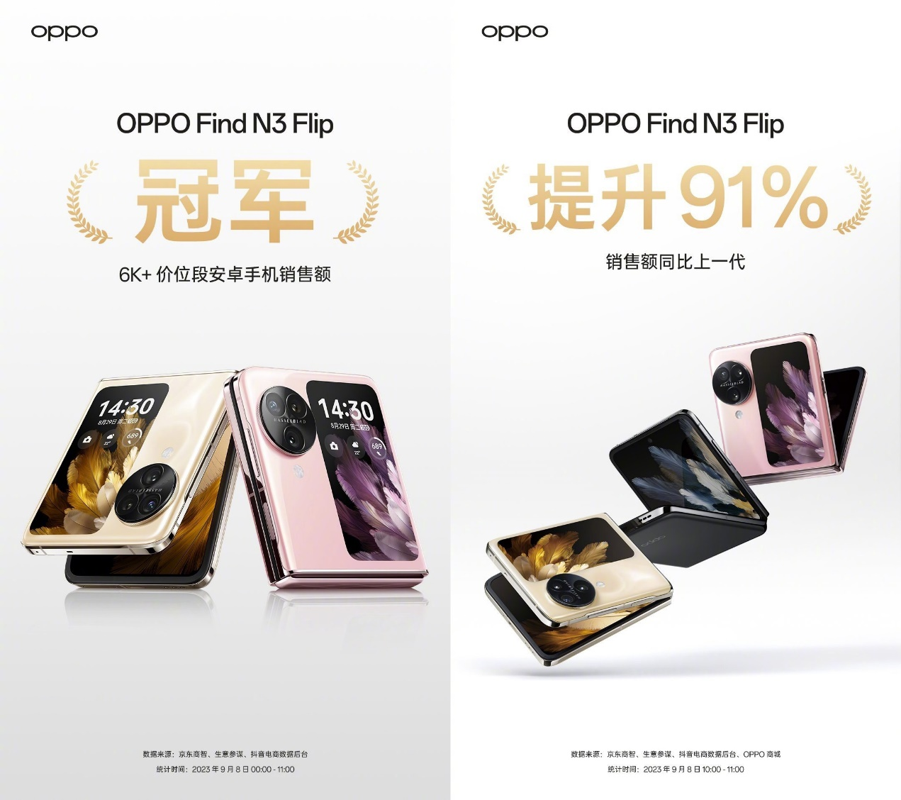 OPPO Find N3 Flip火爆开售，功能配置全面增强，妥妥小折叠标杆级体验