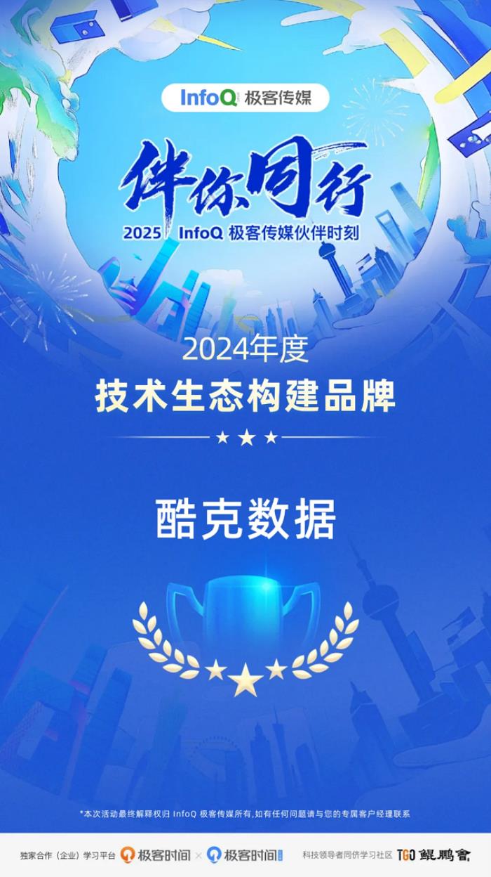 酷克数据荣膺多项行业大奖，引领大数据与计算产业创新发展