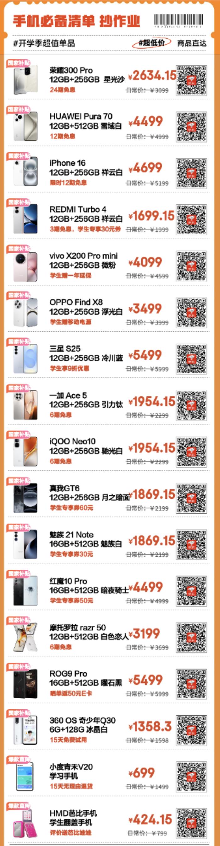 跟着京东开学必备清单选购3C数码装备 享国家补贴立省20%