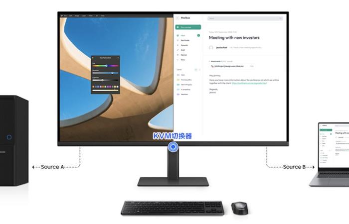 三星ViewFinity绘域4K Type-C 显示器S80UD 37英寸新品开售