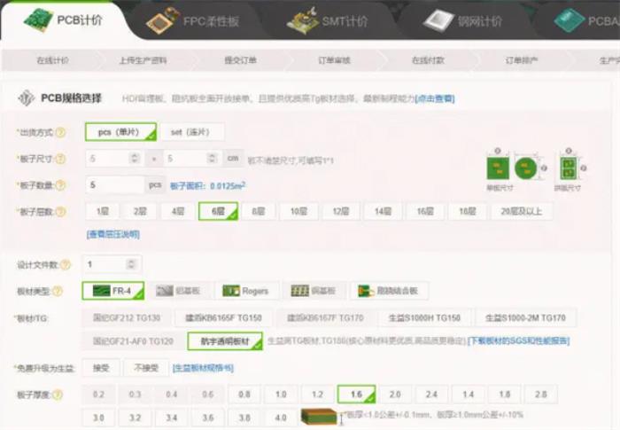 6层PCB打样选哪家？价格、品牌全面对比嘉立创、华秋、捷配、捷多邦