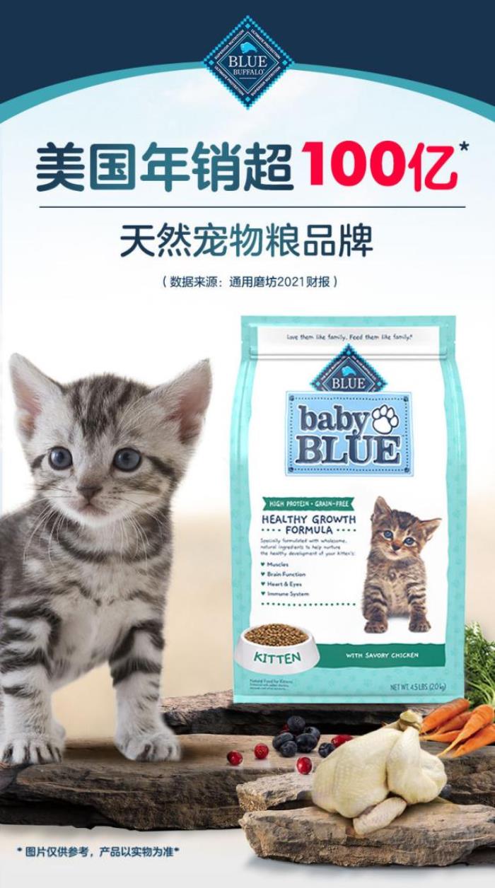 Blue Buffalo蓝挚猫粮三大系列备受关注，迅速赢得养宠人信赖