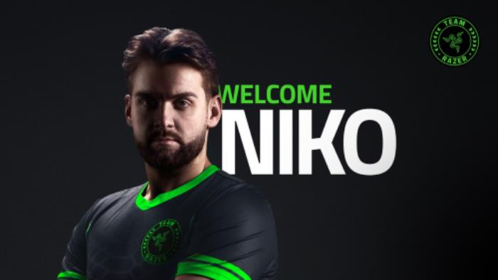 最伟大的《反恐精英》选手之一Niko正式加入TEAM RAZER