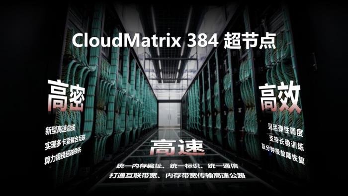 华为云发布CloudMatrix 384超节点 已规模上线昇腾云