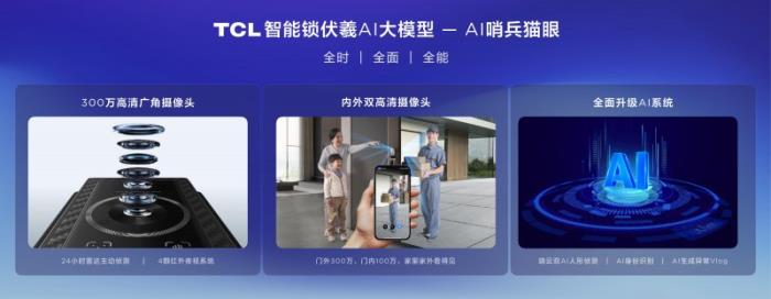 智能锁行业首个AI大模型发布，TCL旗舰新品K7G Max重树行业新标杆