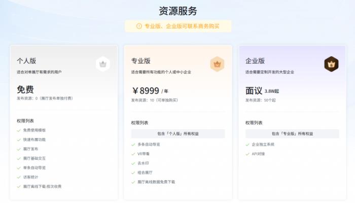 更灵活、更超值，积木易搭视创云展平台「功能套餐」新升级！