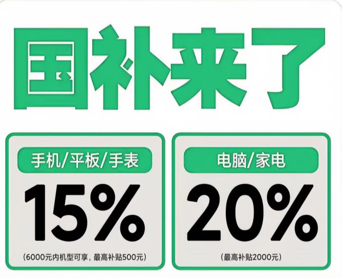 国补2025最新消息:国家补贴怎么领取?手机家电国补领取入口方法步骤和申请流程
