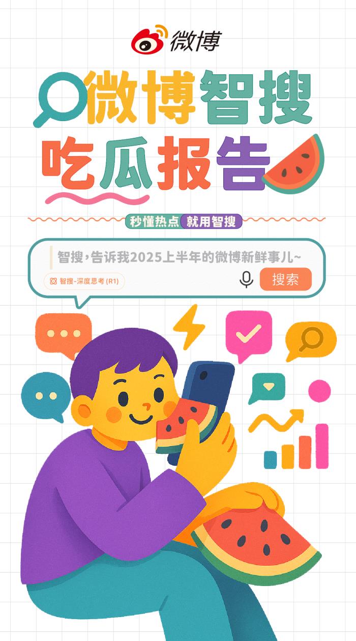 微博发布智搜吃瓜报告：文娱与社会民生为最受关注领域