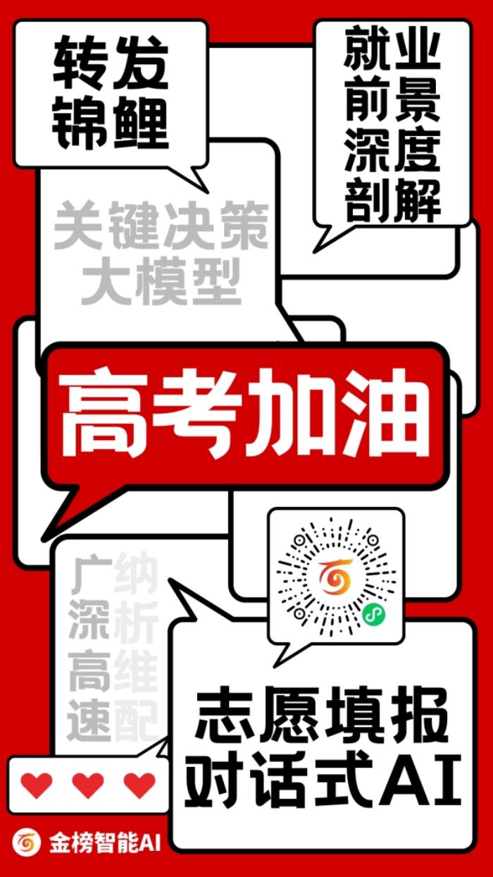 金榜智能AI助力高考志愿填报： 破难题，促公平