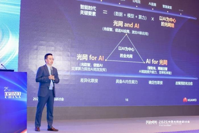 构建以AI为中心的全光网，使能万兆智算时代大发展