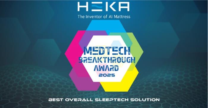 HEKA AI床垫问鼎全球大奖，荣膺2025 MedTech Breakthrough“最佳整体睡眠科技解决方案”