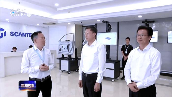 省委常委、市委书记刘非调研思看科技，勉励思看勇攀3D视觉数字化科技高峰
