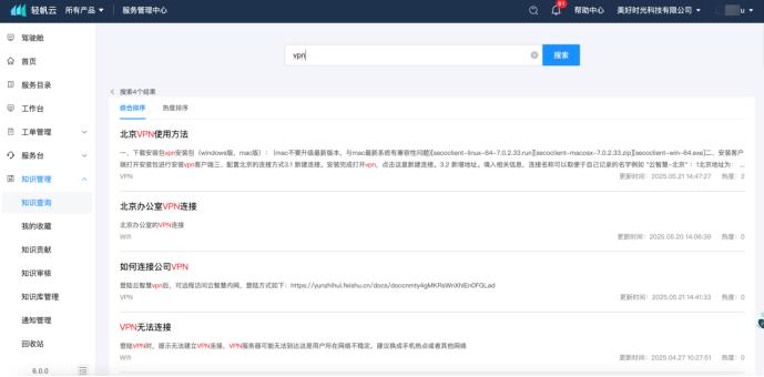 轻帆云ITSM智能知识库，助力企业运营创新与服务价值提升