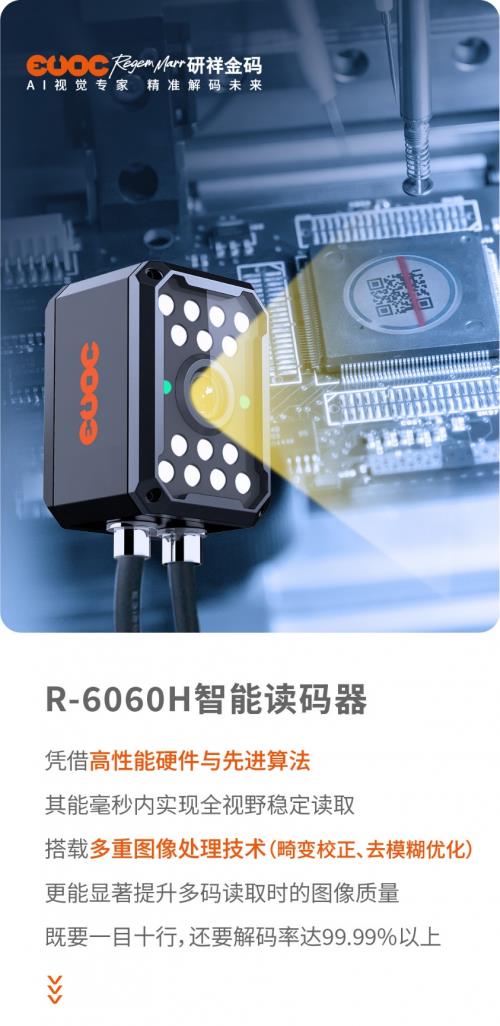 研祥金码R-6060H：专治3C电子读码各种“不服”！