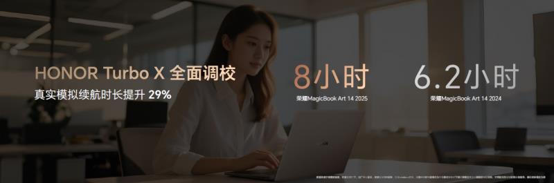 荣耀MagicBook Art 14 2025发布即首销 国补到手价6799.2元起