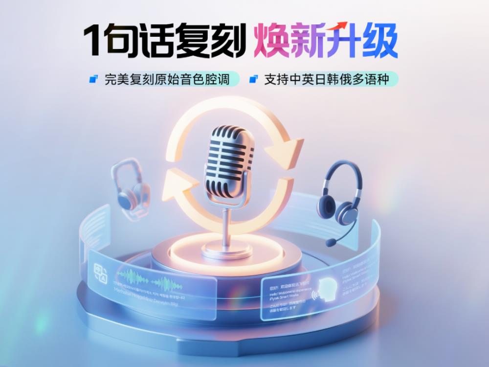 声音复刻和超拟人语音能力再进化：讯飞智作为创作注入新活力