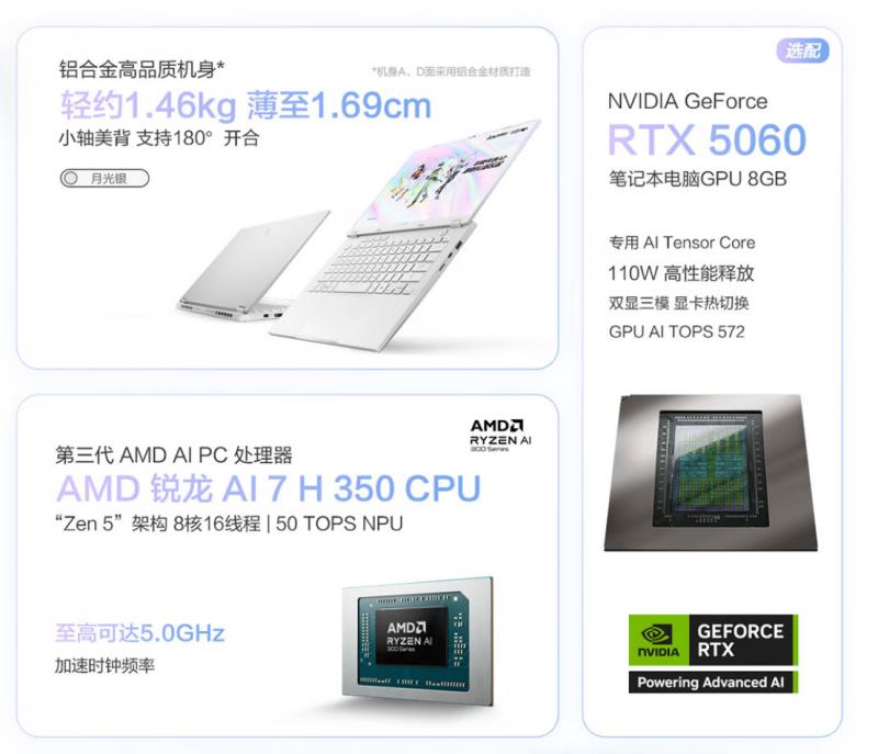华硕天选Air《时光代理人》联名礼盒款首发开售，到手8499元
