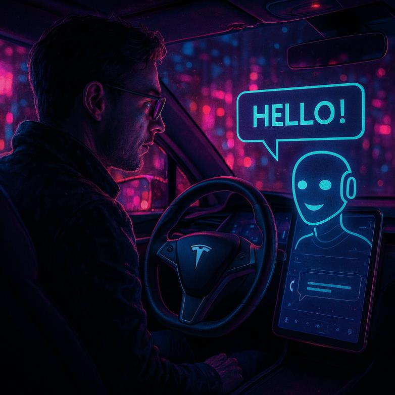 Grok+Tesla驾驶认知革命：汽车开始“思考”的那一刻，从自动驾驶到自主思考