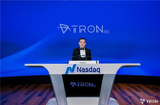 孙宇晨见证历史时刻：TRON. Inc战略储备TRX开启传统金融与区块链融合新篇章