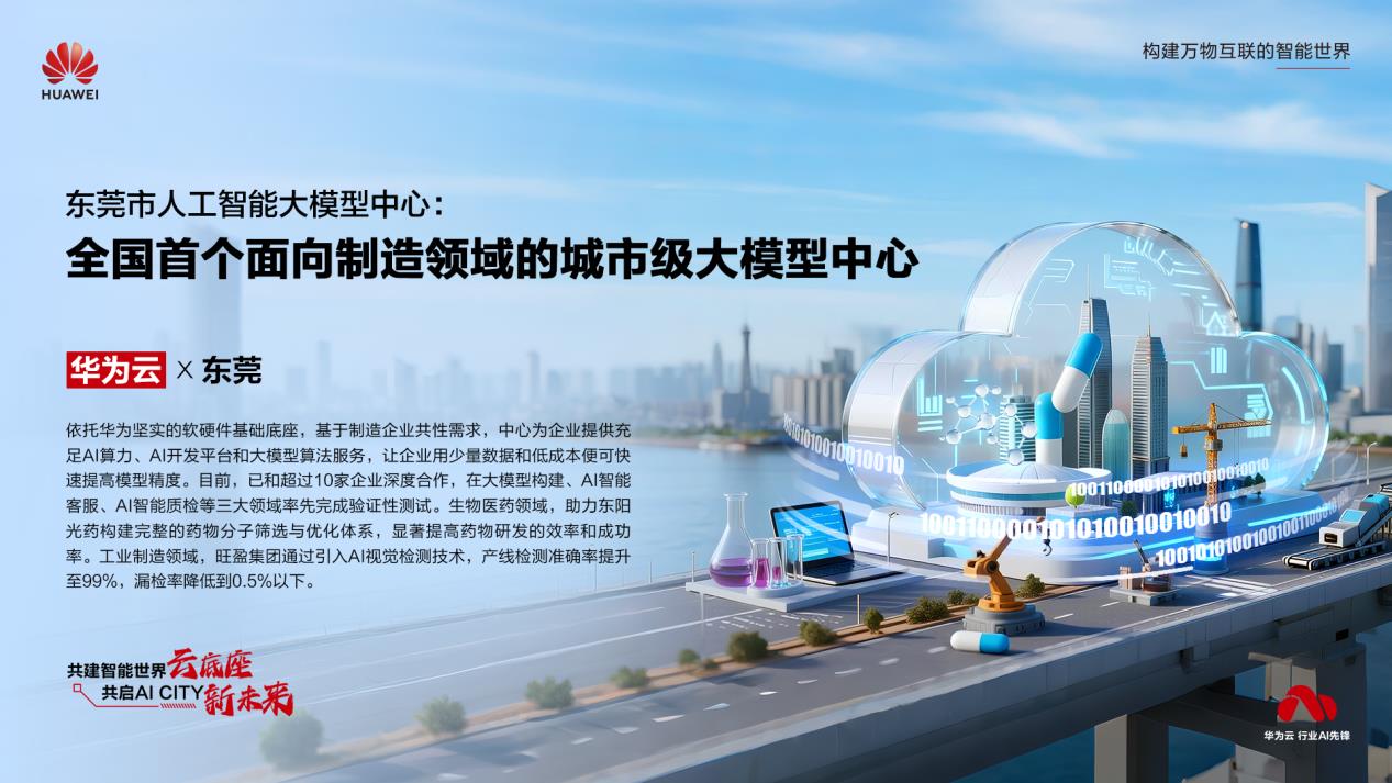 2025世界人工智能大会举办，华为云AI CITY五大案例谱绘城市发展新未来