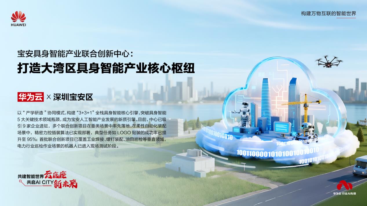 2025世界人工智能大会举办，华为云AI CITY五大案例谱绘城市发展新未来