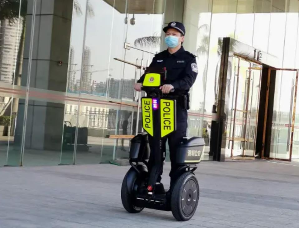 江苏泗阳公安添智能“新骑” 九号电动车成警务巡逻车