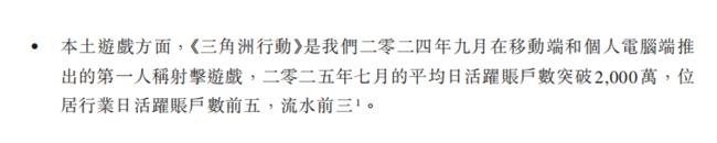 7月日均活跃过2000万，《三角洲行动》成为新一代流行射击游戏