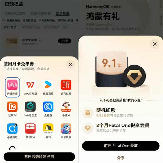 影音娱乐装备升级？一个 Petal One 会员，搞定！